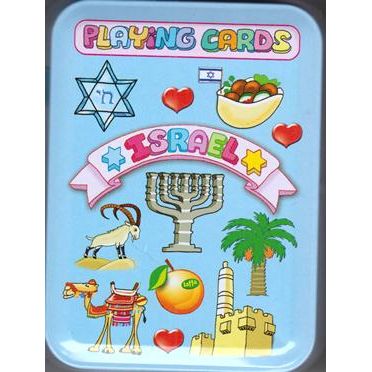 Playing Cards "Israel" in a Tin Box - Great for a trip!