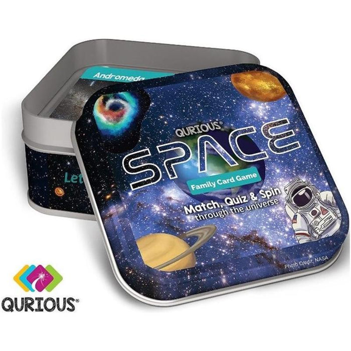 Qurious Space | STEM flash card game | Explore, Match, Quiz & Spin through the universe. Perfect for