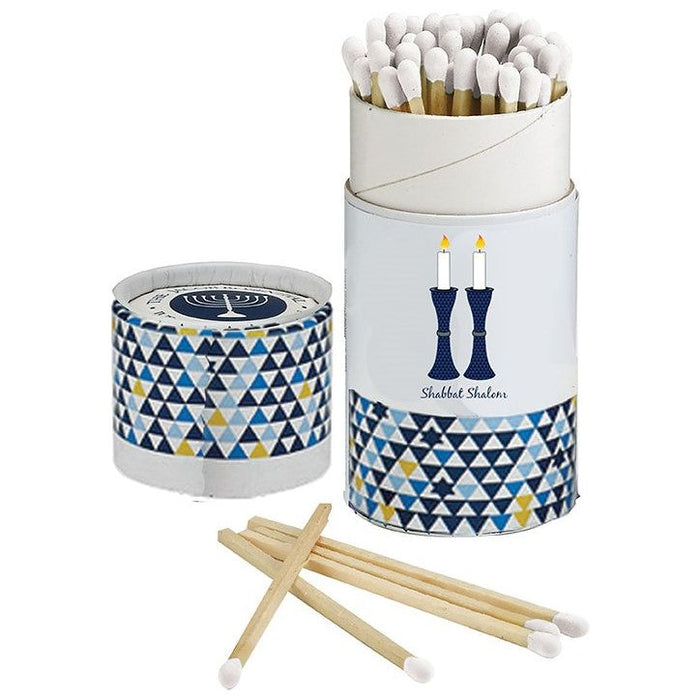 Shabbat Matches in Upright Gift Box 60 Long Matches for Shabbat Candlelighting Ceremony