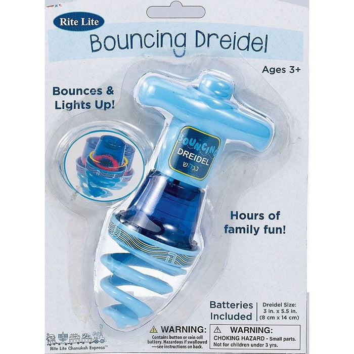 Light-Up Bouncing Draydel Dreidel Great Chanukah Toy!