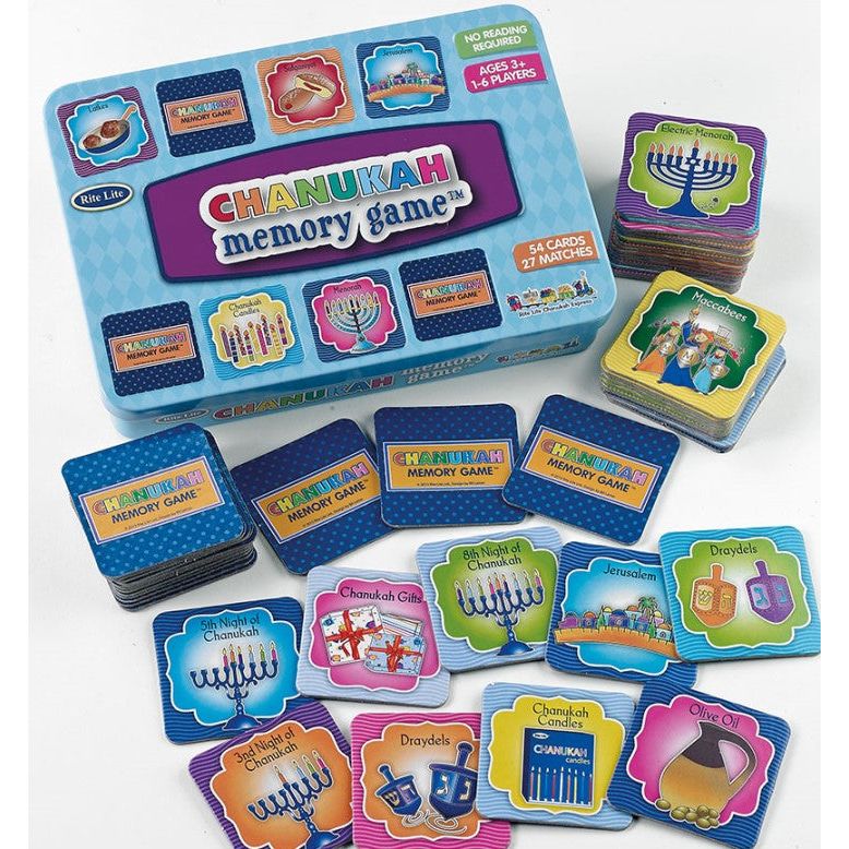 Chanukah Memory Game in Collectible Tin — IsraelBookShop