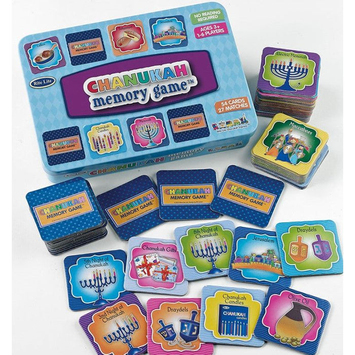 Chanukah Memory Game in Collectible Tin