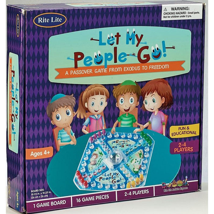 Let My People Go Passover Jewish Board Game 2-4 players