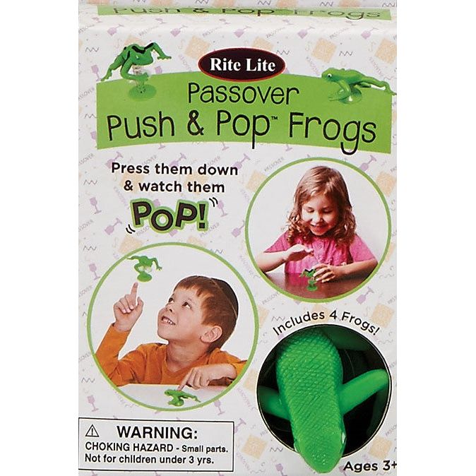 Passover Push & Pop Frogs Great for a Play