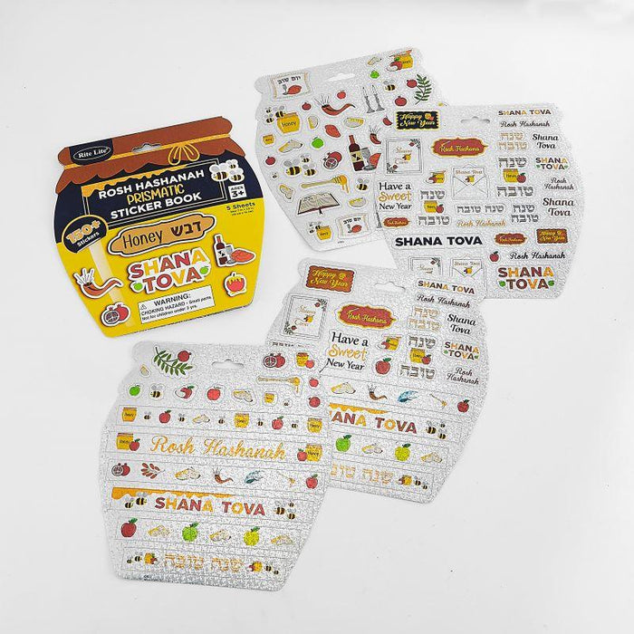 Rosh Hashanah Prismatic Sticker Book 150+ Prismatic Stickers