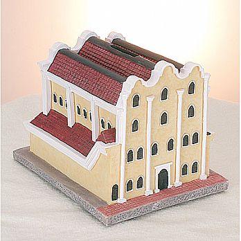 Mikveh Israel Curacao Replica Charity Tzedakah box 5 x 5 x 6" by Reuven masel