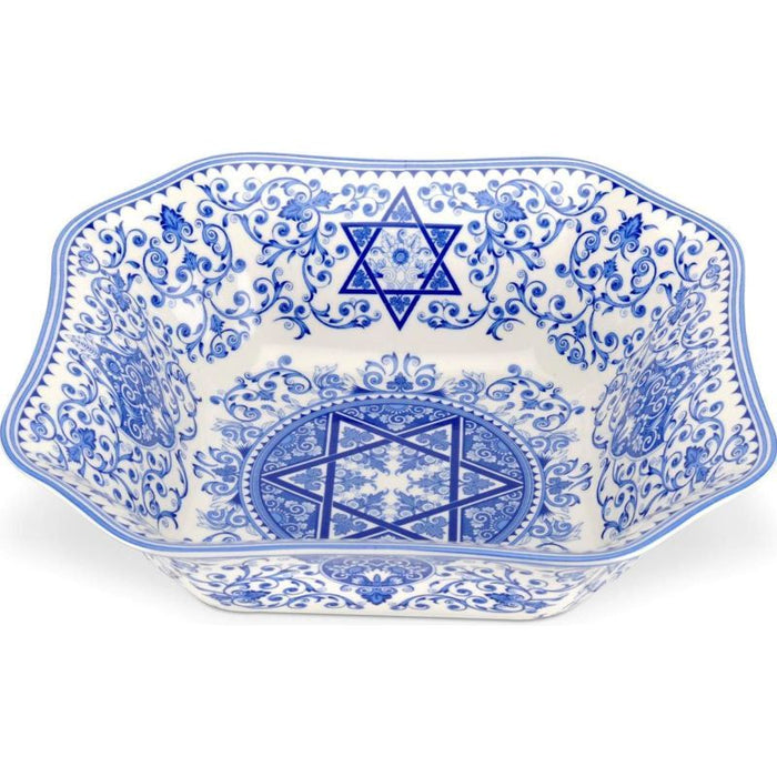 ONE of a Kind Spode Renaissance Judaica Serving / Salad Dish Made of Fine Porcelain