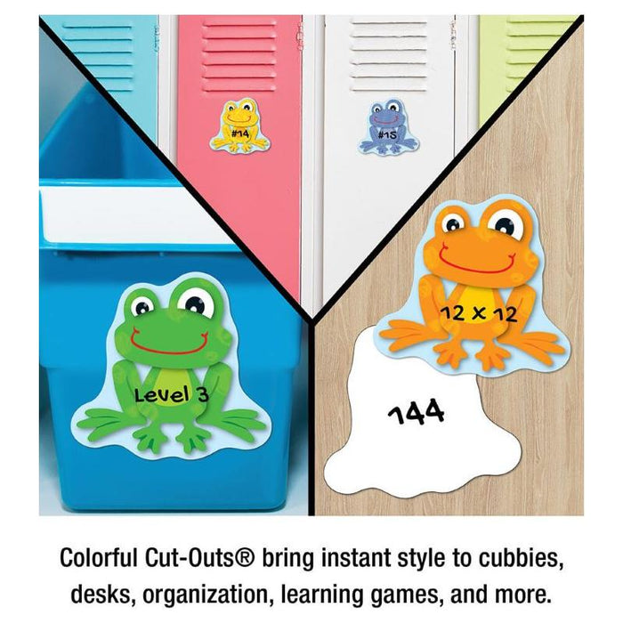 Funky Frogs Cutouts Passover Jewish Cut OUT set of 36 Printed on Cardboard