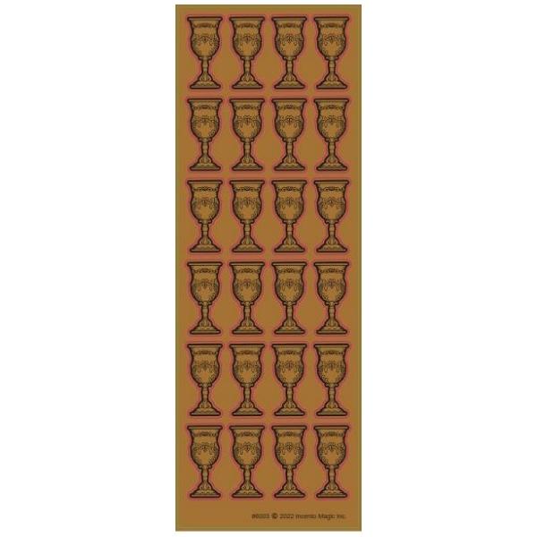 Passover Seder Cups Stickers Gold Tiny Kiddush Cups Goblet Becher Set of 144 0.5" each