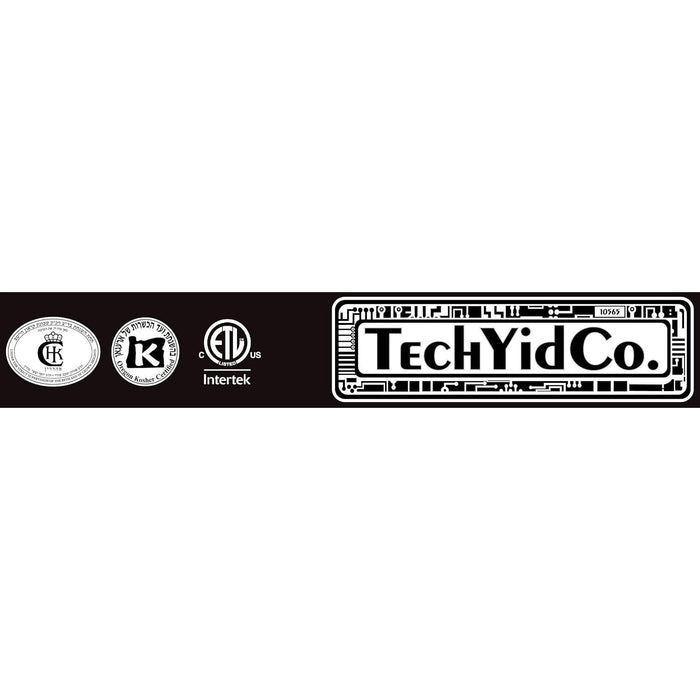 TechYid Co Kosher Shabbos Safe Hot Plate Shabbat Warming Tray Designed with Safety in Mind for use on Shabbos Yom Tov