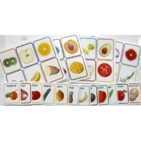 Fruits and Vegetables Hebrew Lotto Game - great for classroom!