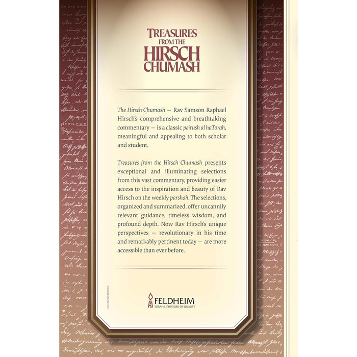 Treasures from the Hirsch Chumash 2 Volume Boxed Set