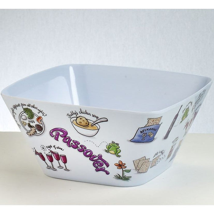 "Passover Potpourri" Square Melamine Bowl