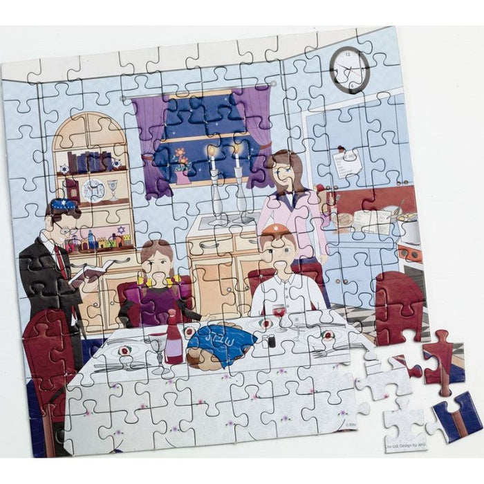 100 Pieces Shabbat Jigsaw Puzzle 10" x 10"