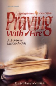 Praying with Fire: A 5-Minute Lesson-A-Day By Rabbi Heshy Kleinman (Pocket Size) H/C