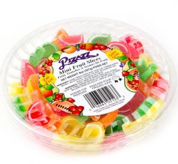 Pizazz Mini Fruit Slices 8oz Kosher for Passover and all year around Parve