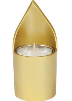 Anodize Memorial Candle Holder Gold ()