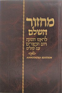 Machzor for Rosh Hashanah & Yom Kippur, Annotated Hebrew text English Instructions