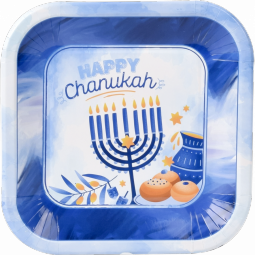 Happy Chanukah  Napkins 9"  Set of 10