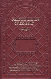 Practical Laws of Shabbat Set of  2 volumes By Rabbi Rafael Abraham Hacohen Soae