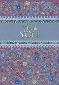Jewish Greeting Card "Thank you by Mickie Caspi