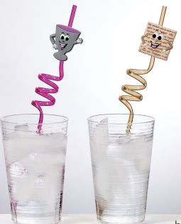 Fun Passover Straws with Cups and Matzahs Set of 4