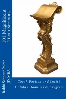 101 Magnificent Torah Sermons: Torah Portion Holiday Homilies Exegeses by Rabbi Schneur Polter