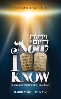 Now I Know Emunah: Turning Belief into Knowledge By Rabbi Avrohom Katz
