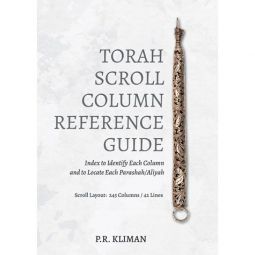 Torah Scroll Column Reference Guide To Locate Each Parashah / Aliyah By P.R. Kliman