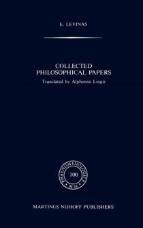 Collected Philosophical Papers By Emmanuel Levinas Hardcover