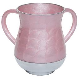 Pink Pearl Aluminum Netilat Yadaim Washing Cup