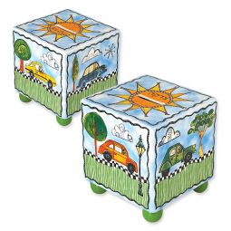 Children's Ceramic Tzedakah Box Transportation