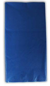 Shabbat / Yomtov Blue Plastic Tablecover 54" x 108".