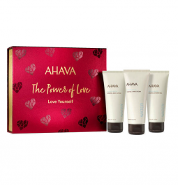 sold out AHAVA Trio Set Hand cream Shower Gel Body Lotion The Power of LOVE Great Value!