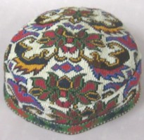 Bucharian Embroidered Colorful Kippah size 6" Hand Made in Israel Assorted Colors / Designs