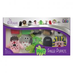 10 Plagues Plush Finger Puppets for Passover Seder Night