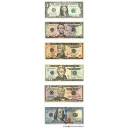 Dollar Bill Stickers