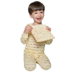 Fancy Kids Matza Passover Pajamas 100% Cotton 2 piece set