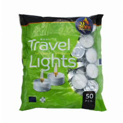 Travel Light Tealight Shabbat Candles Burning time approx 3.5 hours Great for Travelling
