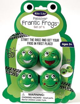 Passover Frantic Frogs Set of 4