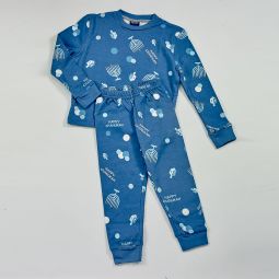 Chanukah Pajamas Menorah Design For Kids Size 4T-5T SEt of 2 Pieces