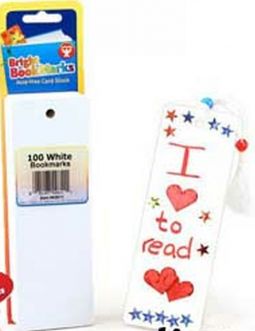 Make Your Own Bookmark Set of 35 White Bookmarks Great for Projects