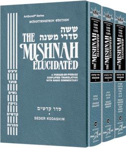Mishnah Elucidated - Seder Kodashim 3 Volume Set