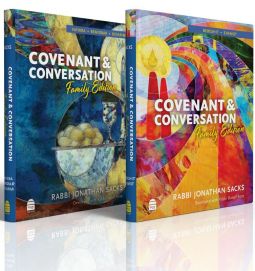 Covenant & Conversation Torah Commentary by Rabbi Jonathan Sacks  Family Edition 2 Volume Set