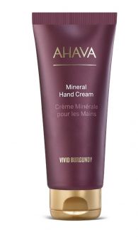 AHAVA Mineral Hand Cream Vivid Burgundy 100ml 3.4 oz. A Bestseller