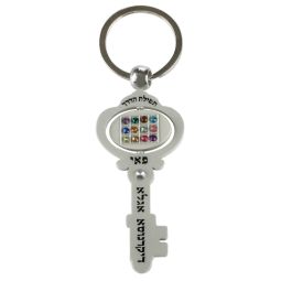PRE-ORDER Choshen Key JEWISH Key Holder Keychain with Tefillat HaDerech