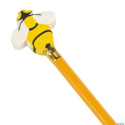 Great for Rosh Hashana: Busy Bee Eraser Pencil Toppers Set of 24 Toppers