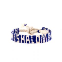 Shalom Friendship Bracelet 100% Cotton Hand Made in Guatemala