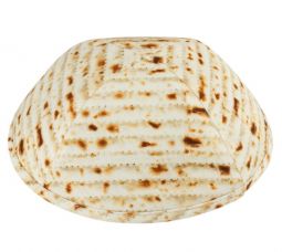 Matzah Passover Design Cotton Yarmulka Kippah Comes in 10 different sizes