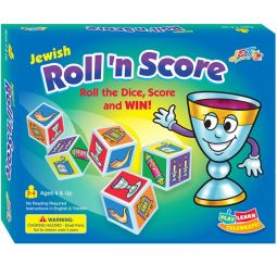 Jewish Roll 'n Score JEWISH Game Play Learn Celebrate! 2-4 Players Ages 4+